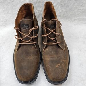 DR COMFORT Ruk Brown Leather Chukka Boots MEN 11M Orthopedic Diabetic Shoes